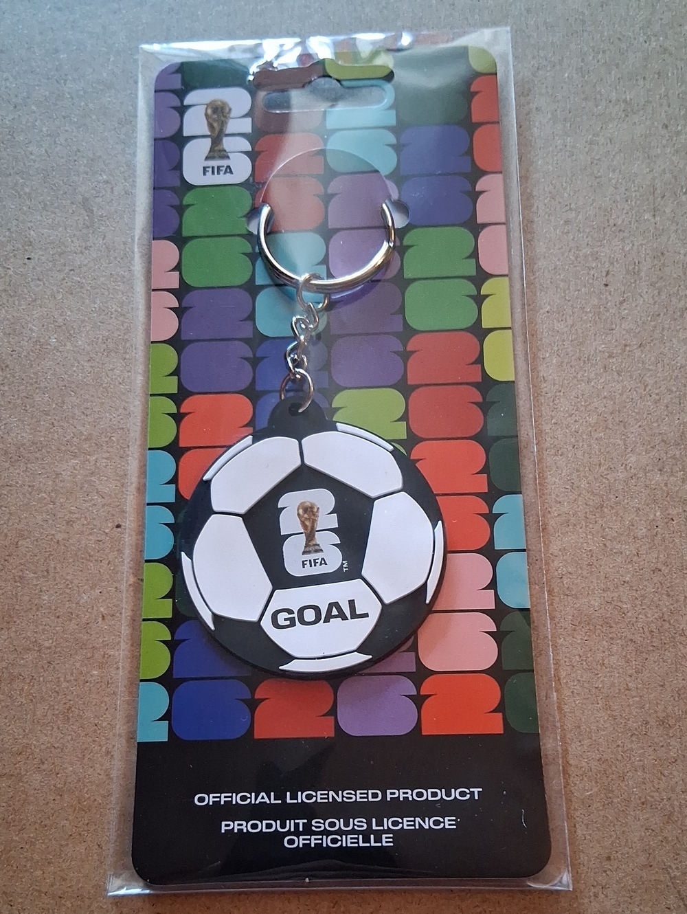FIFA Soccer Ball Keychain - Black & White